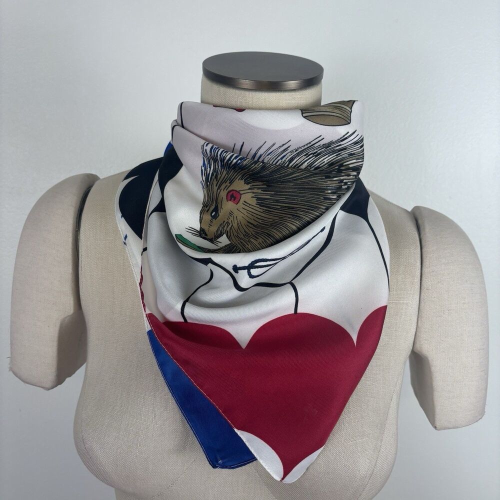 Turbanti Fabio Siena Made in Italy  30" Scarf Square Porcupine